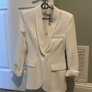NWT White Zara blazer